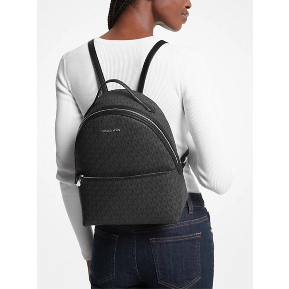 Michael Kors Sheila Medium Signature Logo Backpack 35H3S6HB6B--001 - Picture 13 of 13